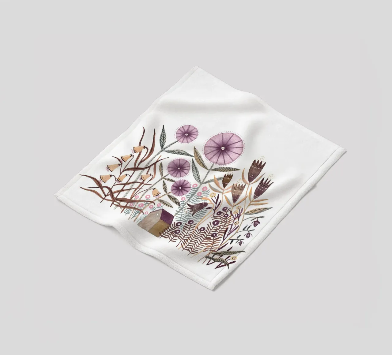 Claudia Voglhuber - Blumenmeer 06 coperta in pile da The Artcircle