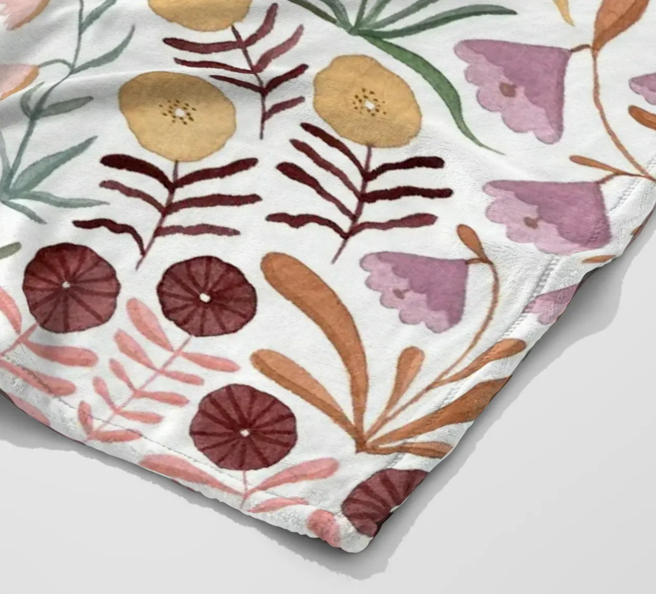 Claudia Voglhuber - Blumenmeer 07 coperta in pile da The Artcircle