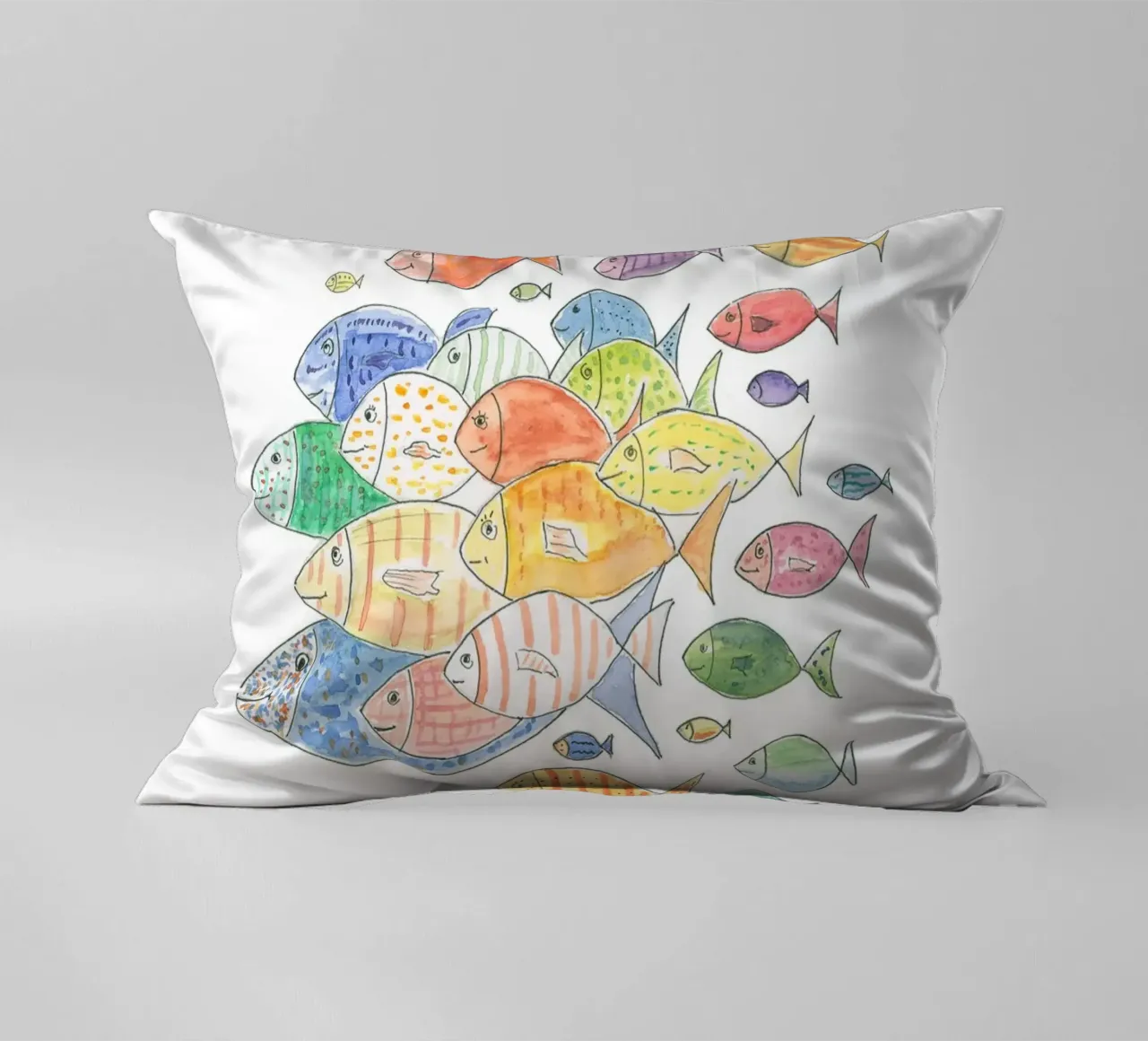 Pesce vivo cuscino da Barbara Buderath Illustrationen