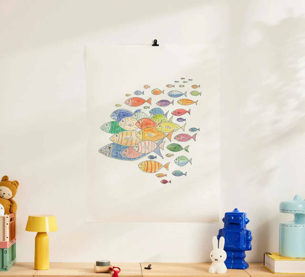 Live fish poster by Barbara Buderath Illustrationen