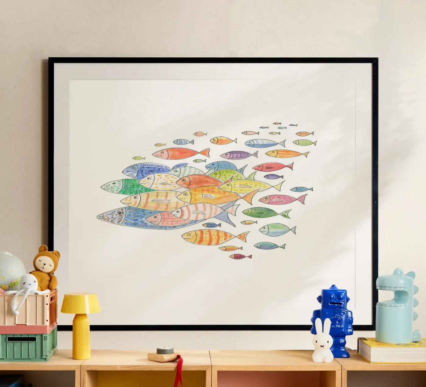 Live fish poster da Barbara Buderath Illustrationen