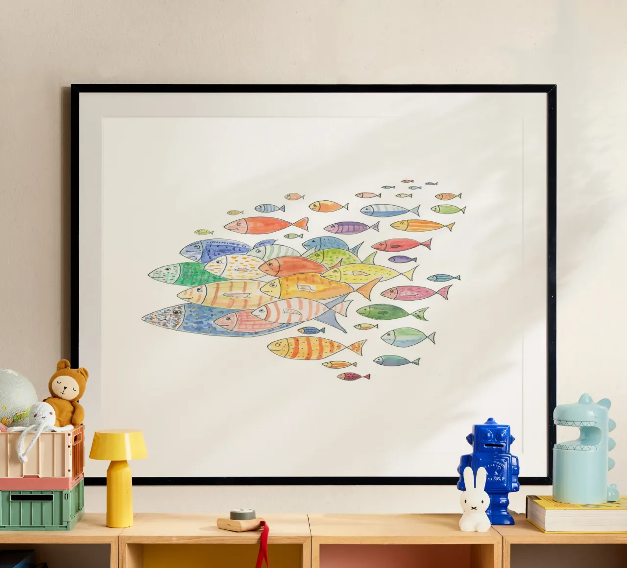 Live fish poster by Barbara Buderath Illustrationen