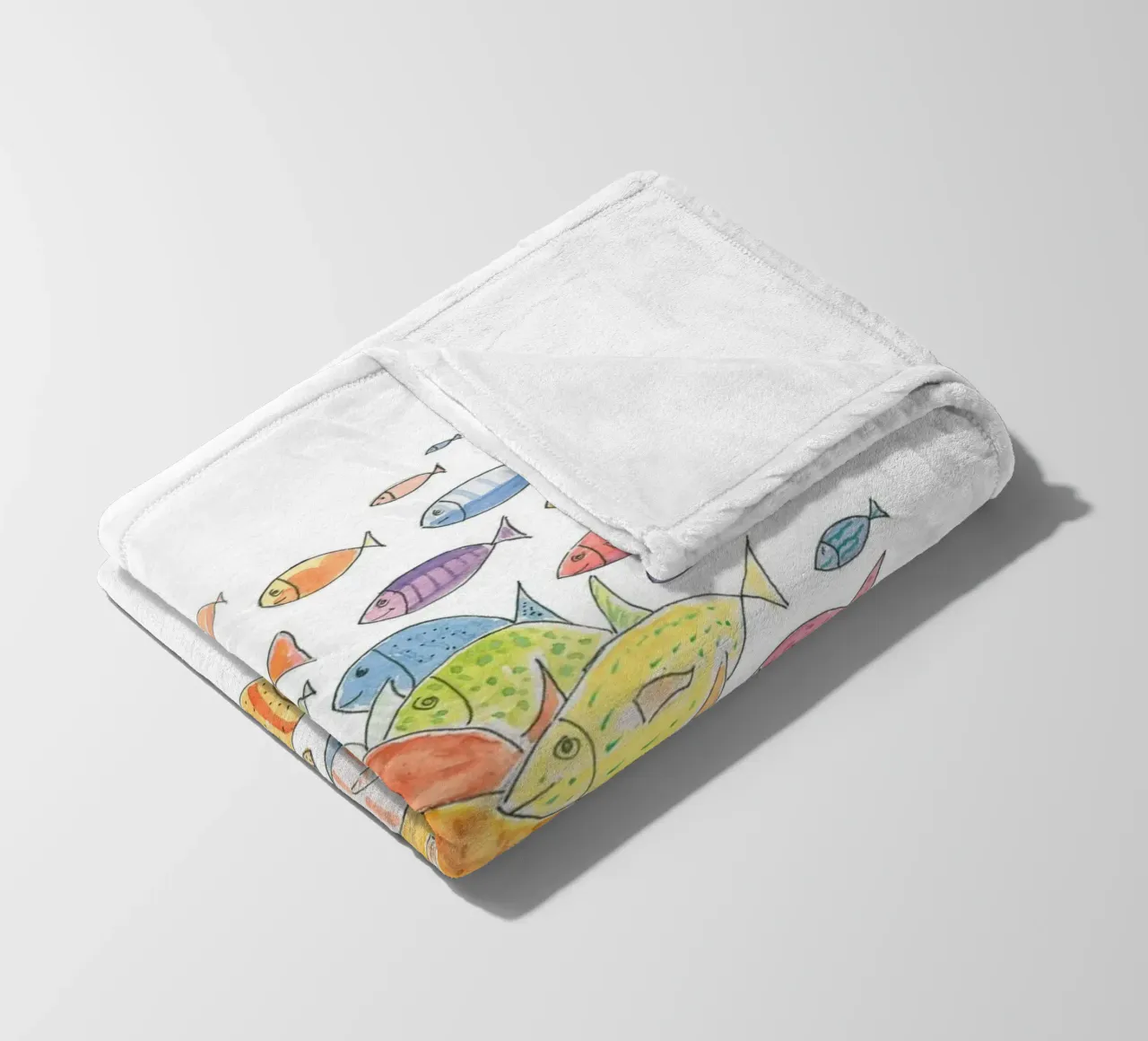 Pesce vivo coperta in pile da Barbara Buderath Illustrationen