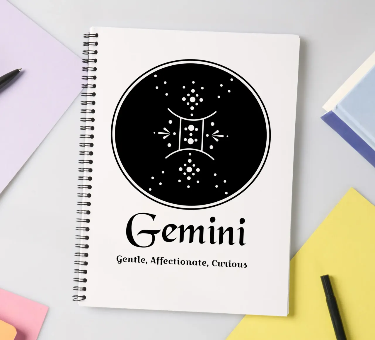Gemini spiral notebook by Kiroiharu
