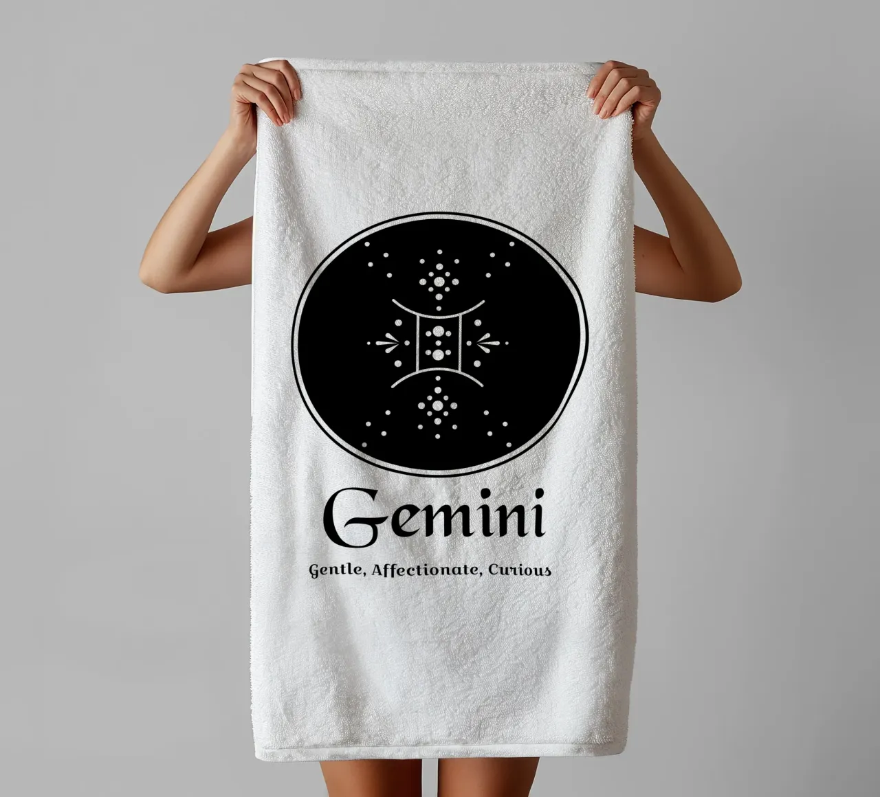 Gemini towel by Kiroiharu