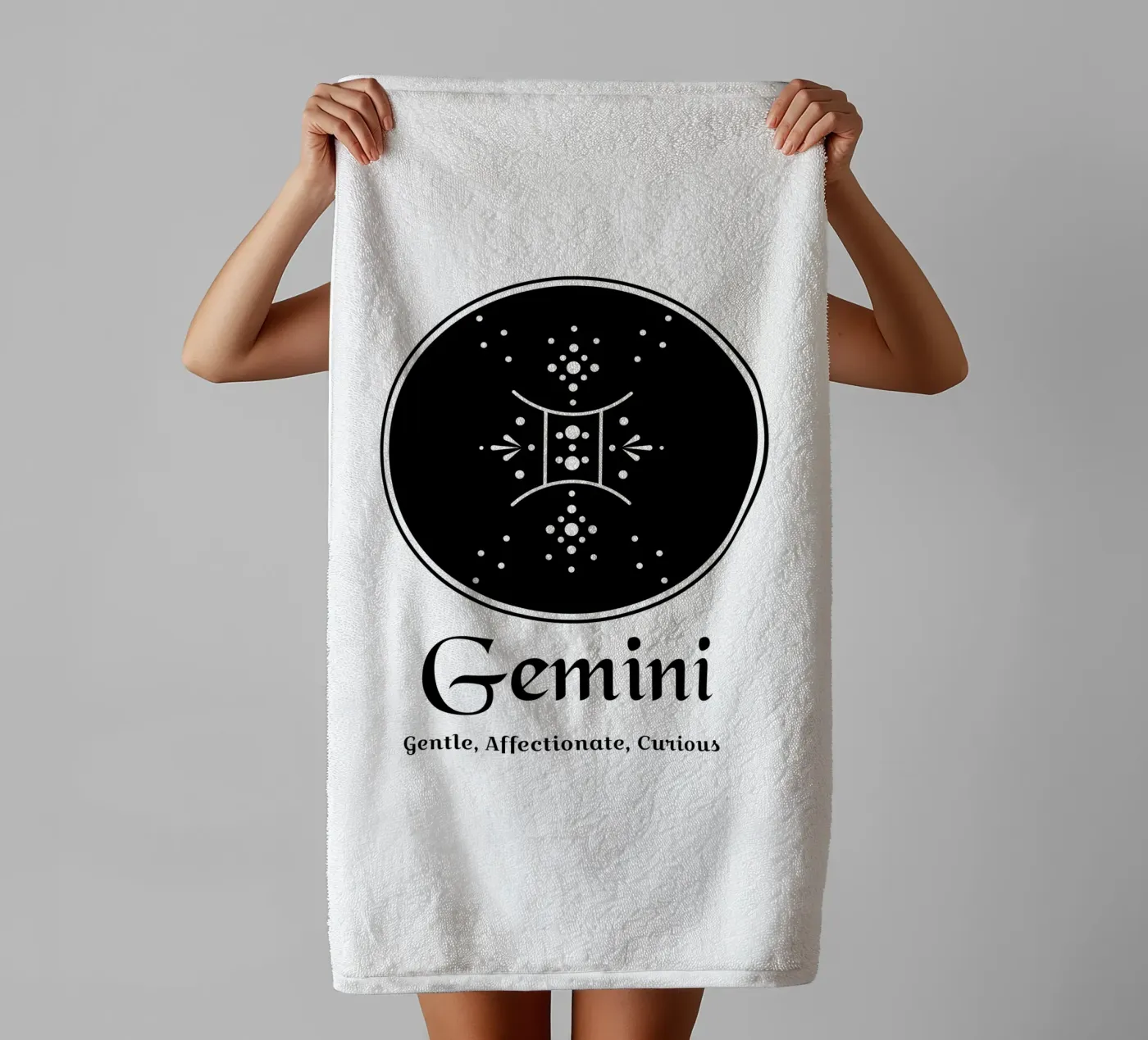 Gemini towel by Kiroiharu
