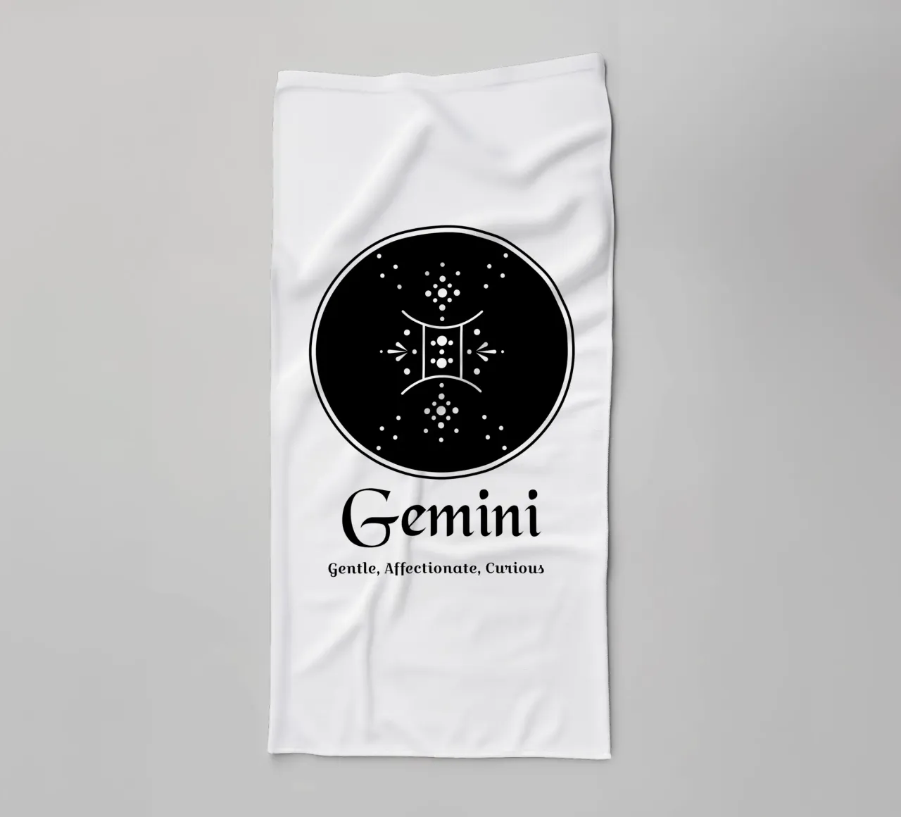 Gemini towel by Kiroiharu