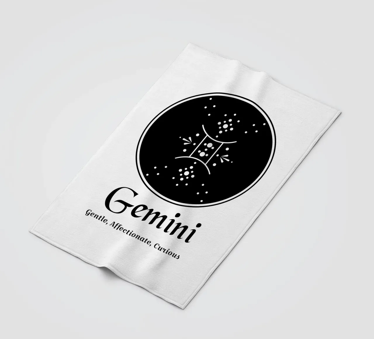 Gemini fleece blanket by Kiroiharu