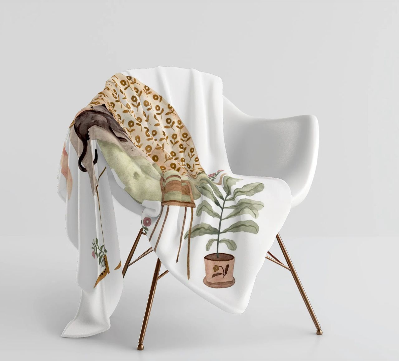 Claudia Voglhuber - Cat Lover coperta in pile da The Artcircle
