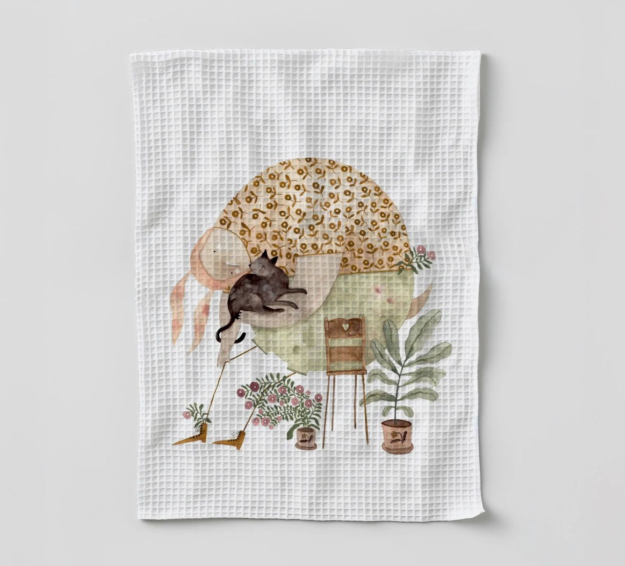 Claudia Voglhuber - Cat Lover canovaccio da cucina da The Artcircle