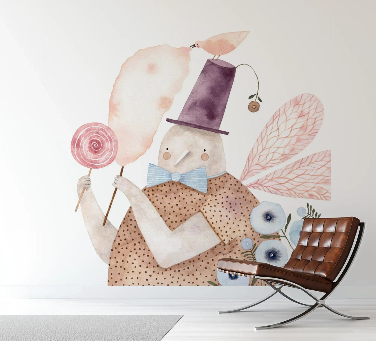 Claudia Voglhuber - Zuckerwatte papier peint photo de The Artcircle