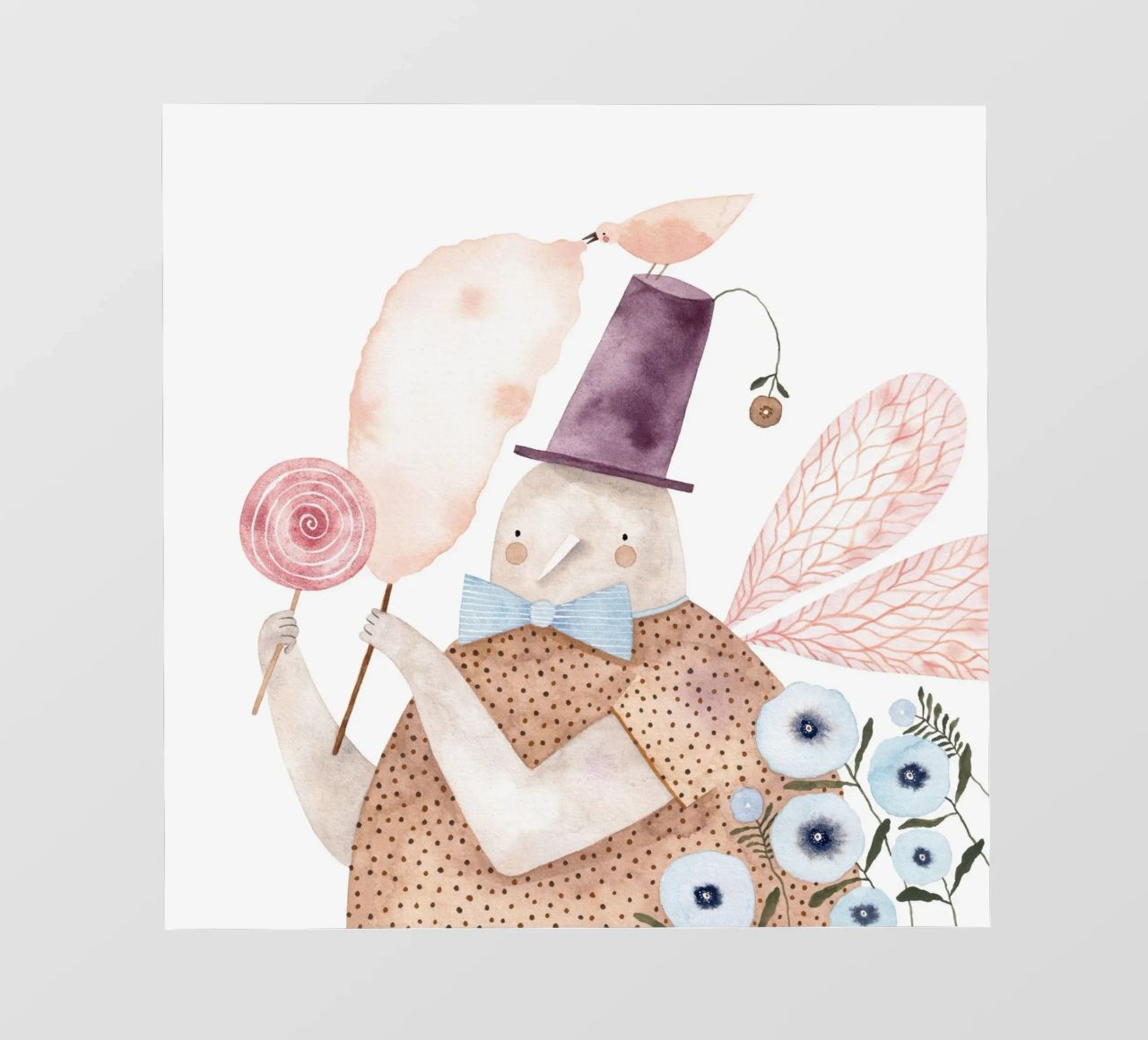 Claudia Voglhuber - Zuckerwatte papier peint photo de The Artcircle