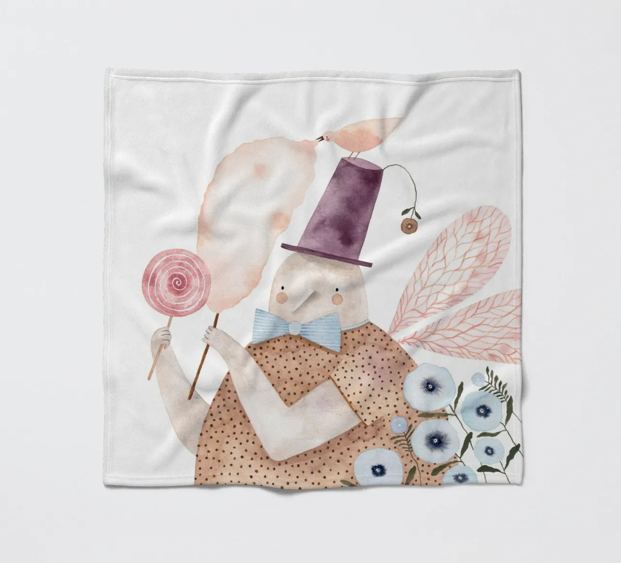 Claudia Voglhuber - Zuckerwatte coperta in pile da The Artcircle