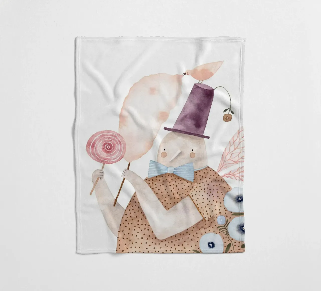 Claudia Voglhuber - Zuckerwatte coperta in pile da The Artcircle