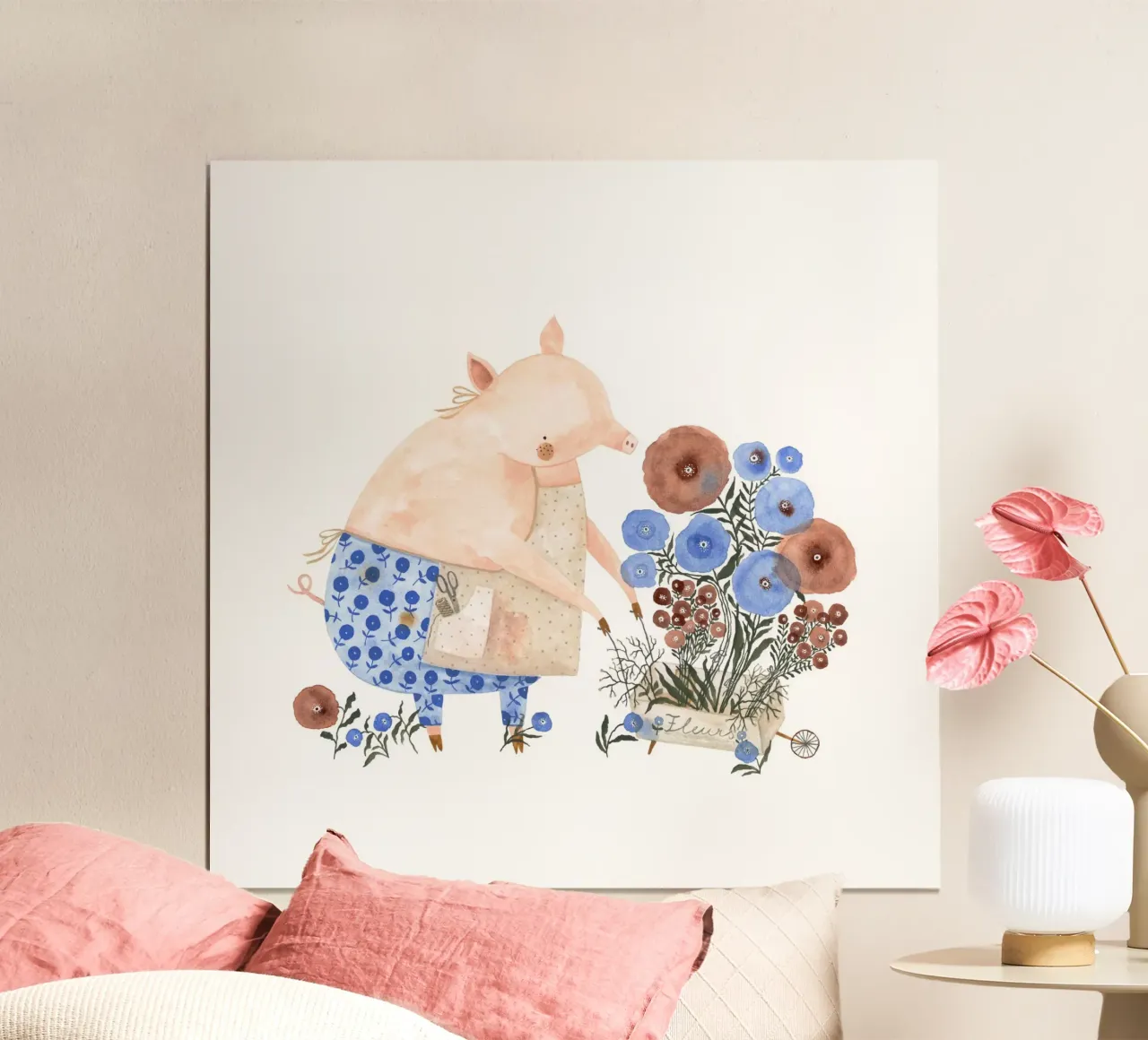 Claudia Voglhuber - Der Florist poster con telaio in plastica da The Artcircle