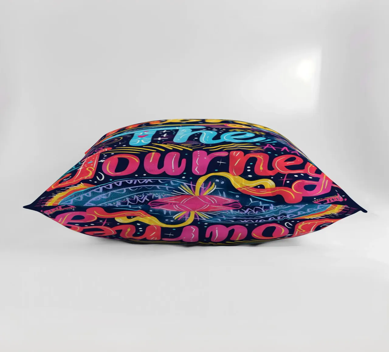 Embrace The Journey typography cuscino da ramosashop