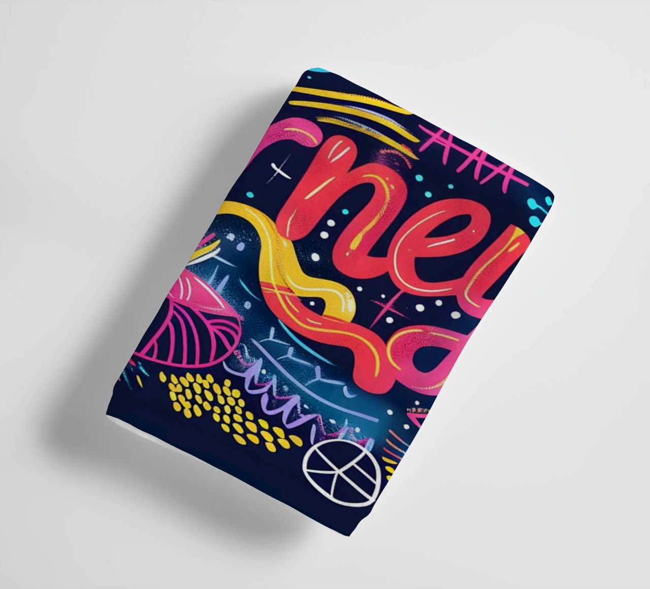 Embrace The Journey typography towel by ramosashop