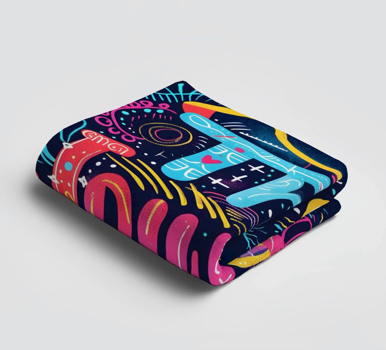 Embrace The Journey typography towel by ramosashop