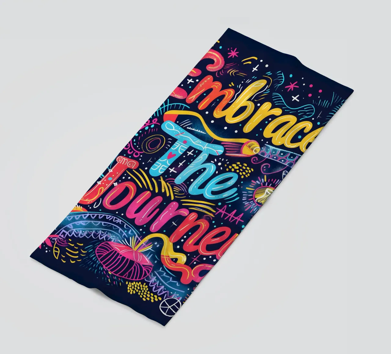 Embrace The Journey typography telo mare da ramosashop