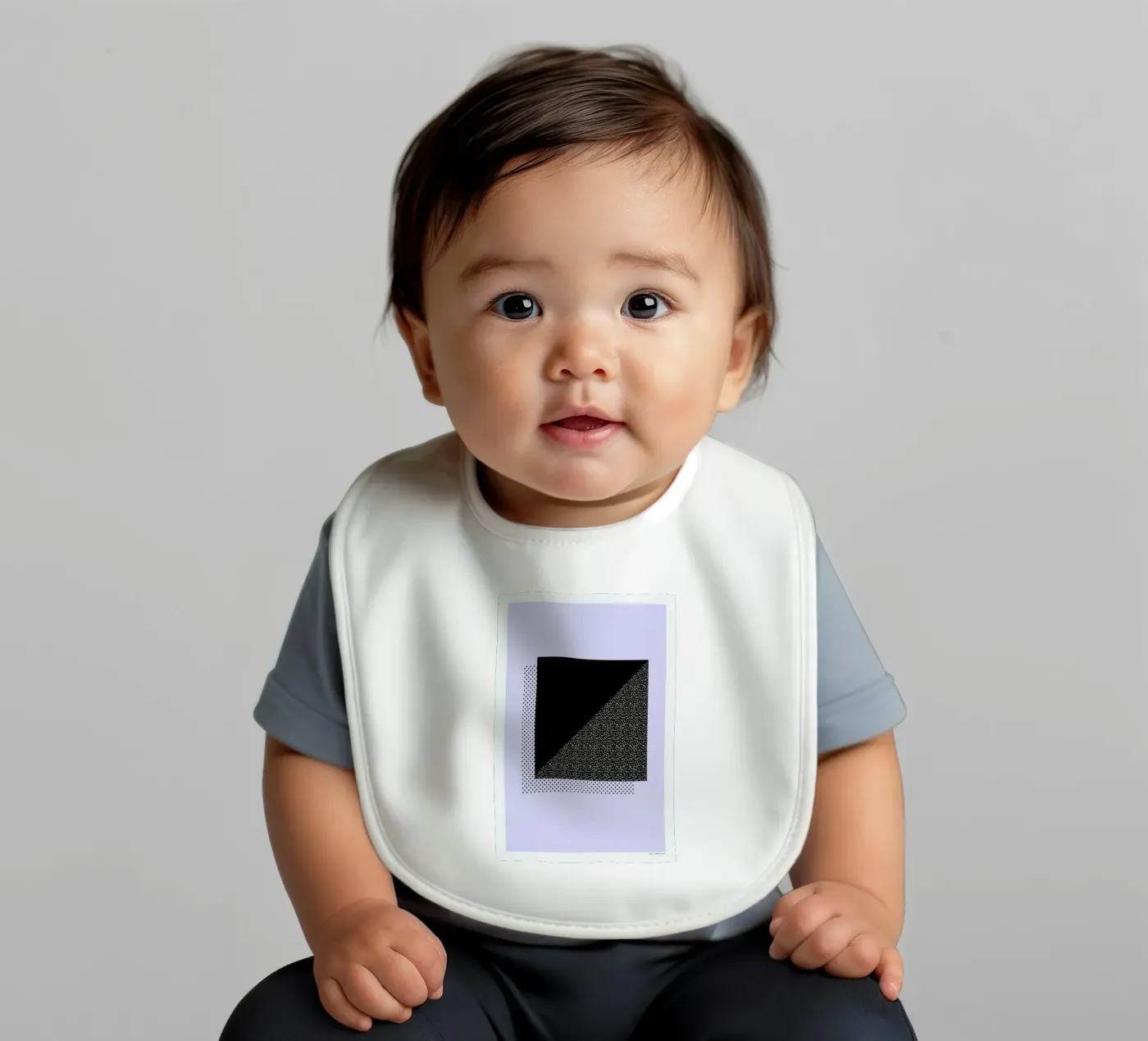 Abstract 2 baby slabbetje van The Wall Shop