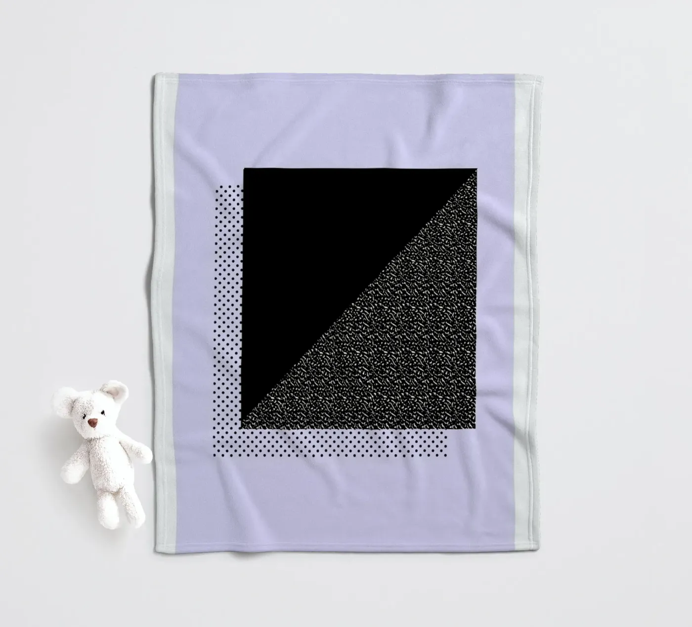 Abstract 2 fleece blanket by The Wall Shop