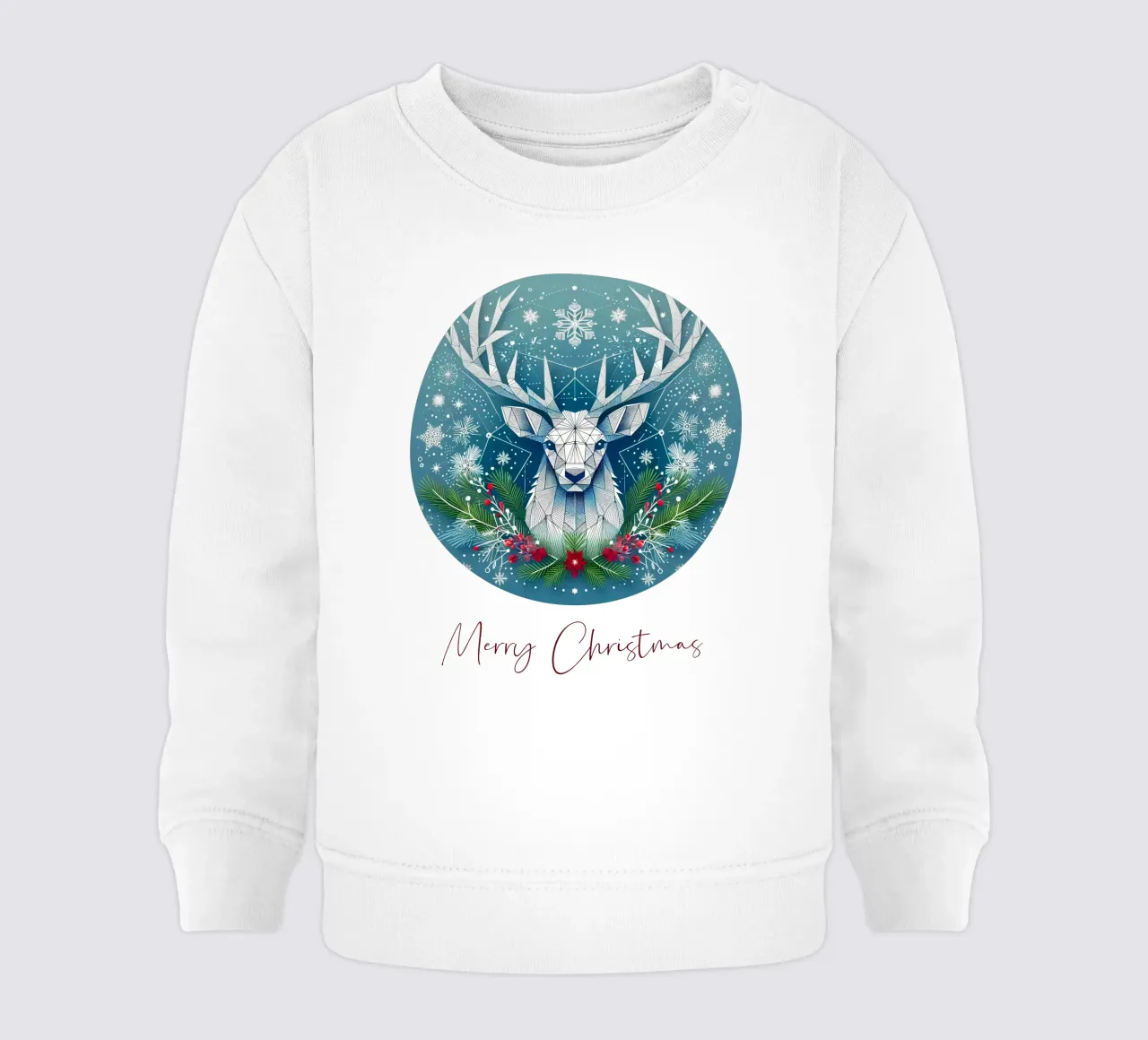 Buon Natale cervo felpa neonato da Digital Naive