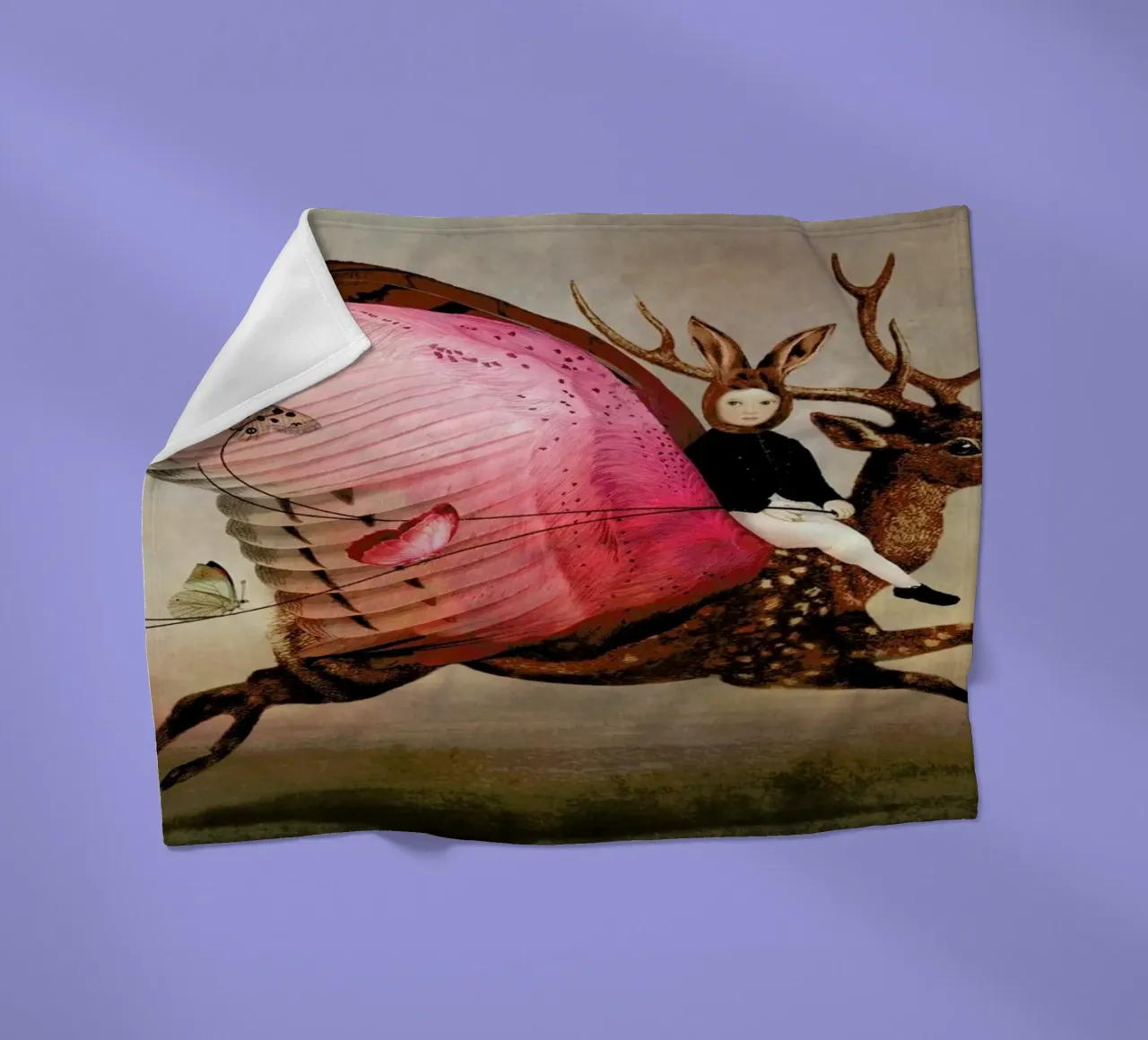 Enjoy The Ride coperta in pile da Catrin Welz-Stein