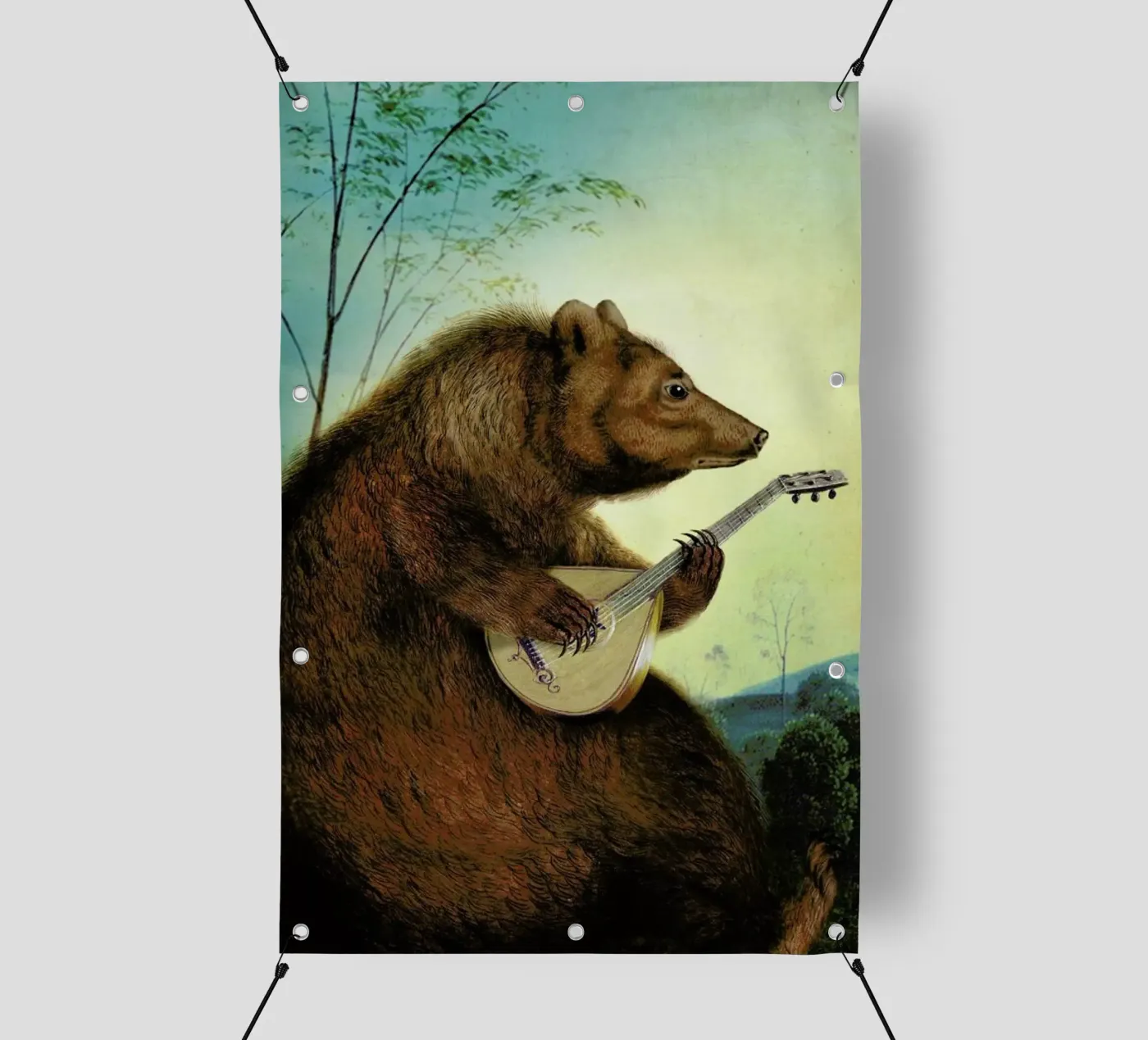 Mandolin Bear telo in pvc da Catrin Welz-Stein