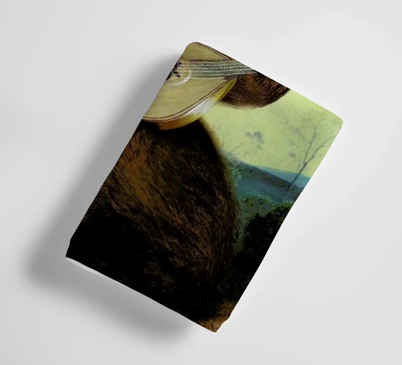 Mandolin Bear towel by Catrin Welz-Stein