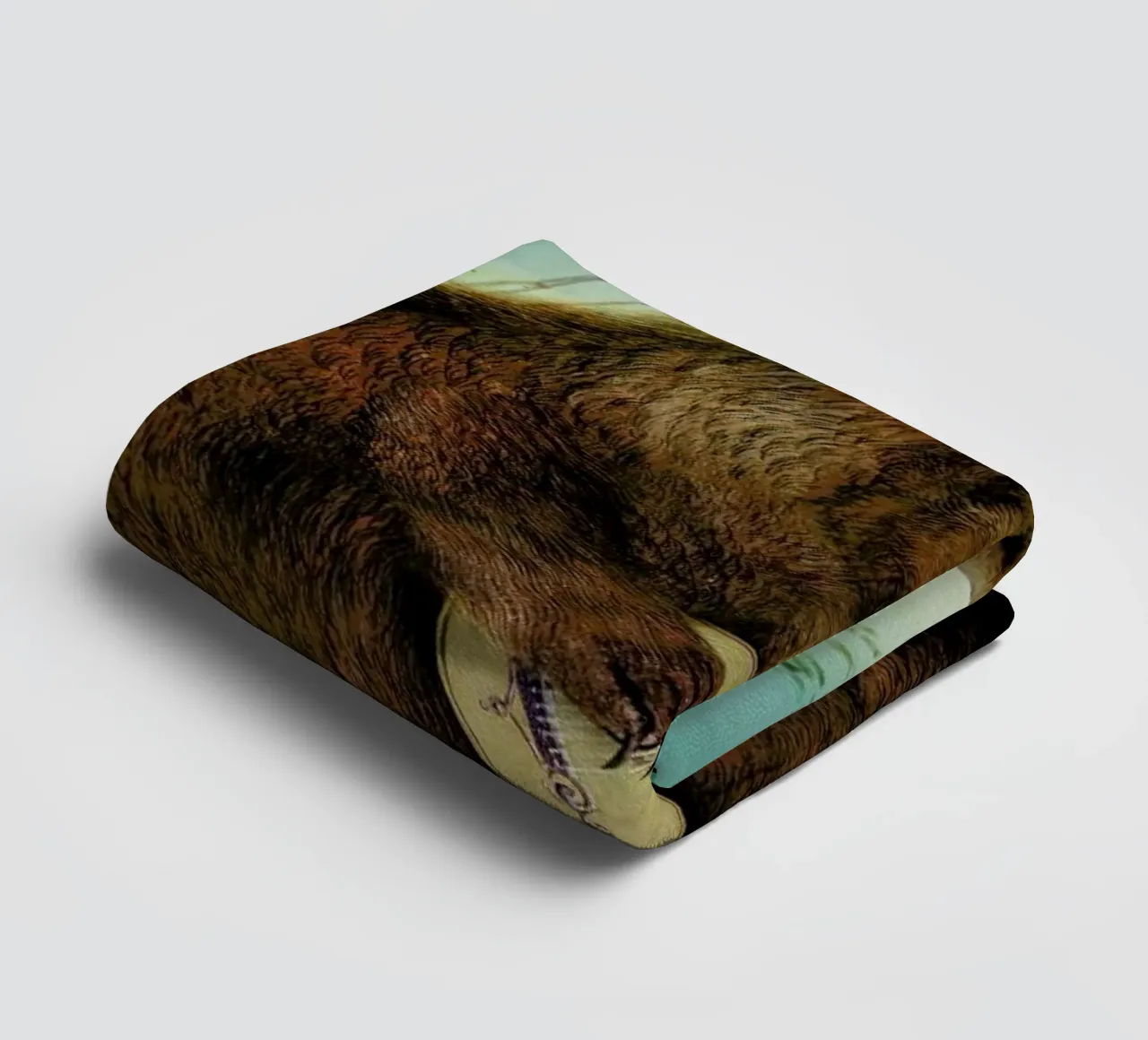 Mandolin Bear towel by Catrin Welz-Stein