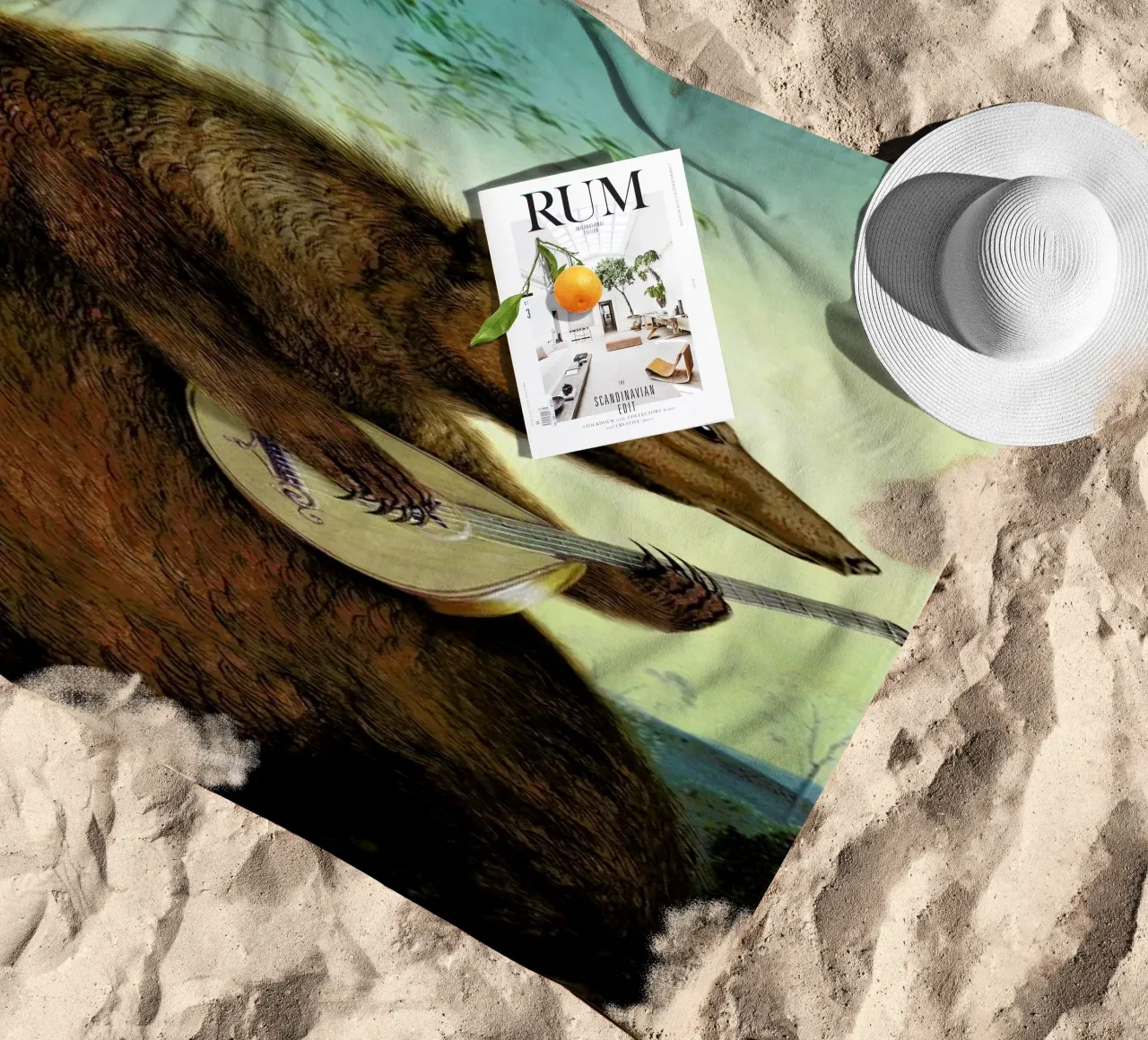 Mandolin Bear telo mare da Catrin Welz-Stein