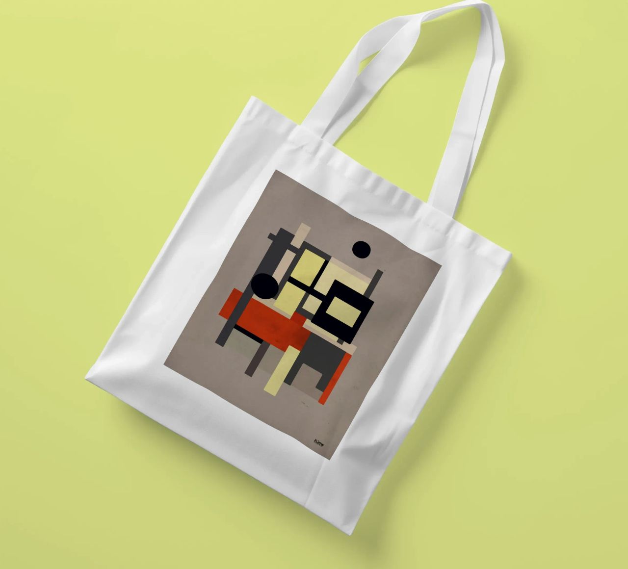 Geometric Abstract Forms – EmBD borsa in juta da Spunk