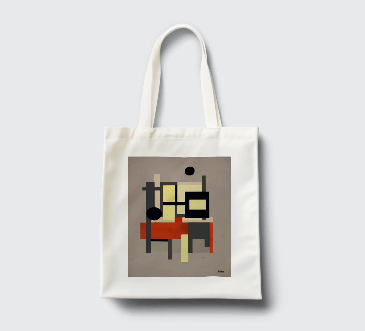 Geometric Abstract Forms – EmBD borsa in juta da Spunk