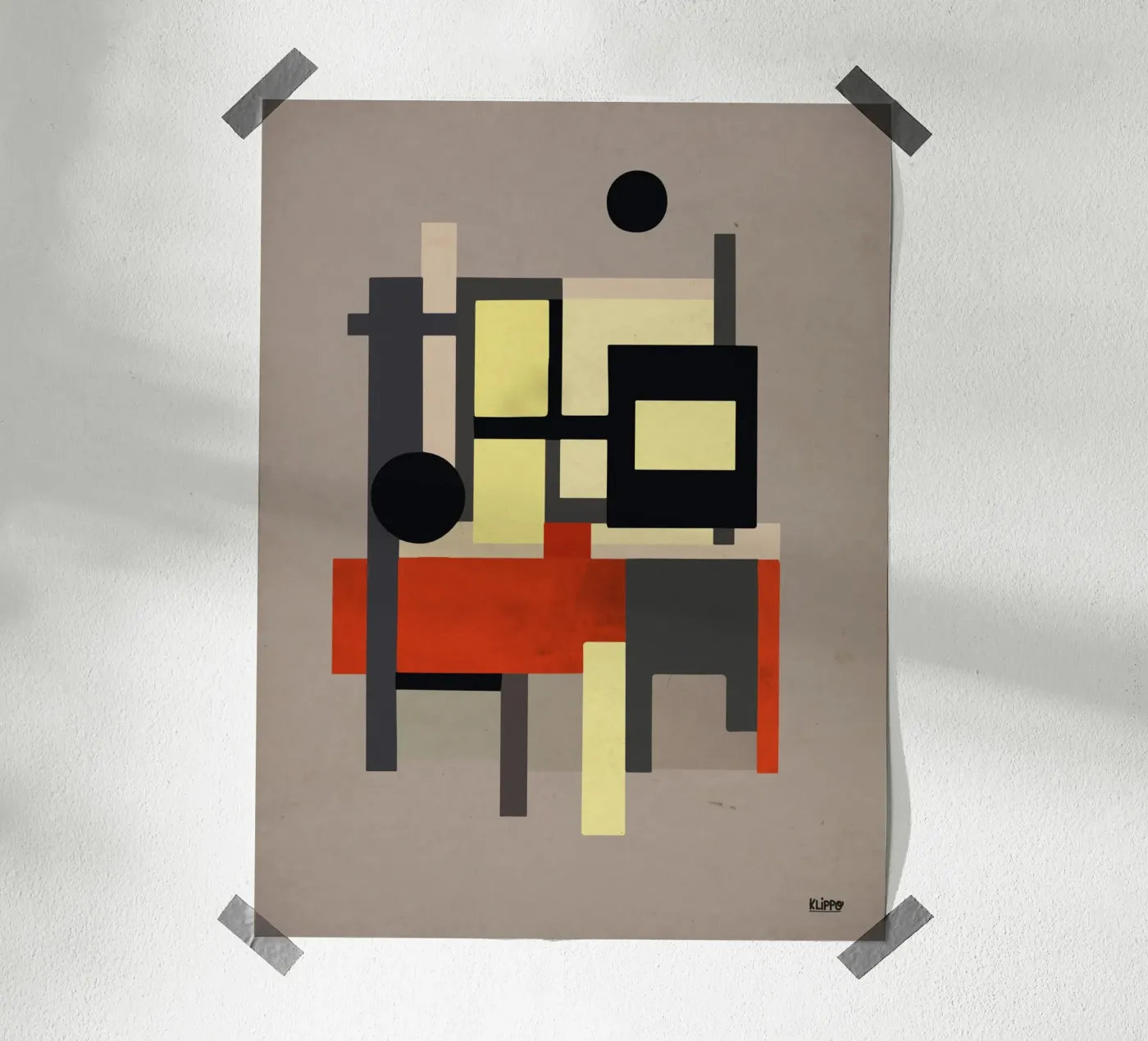 Geometric Abstract Forms – EmBD poster by Spunkdesign