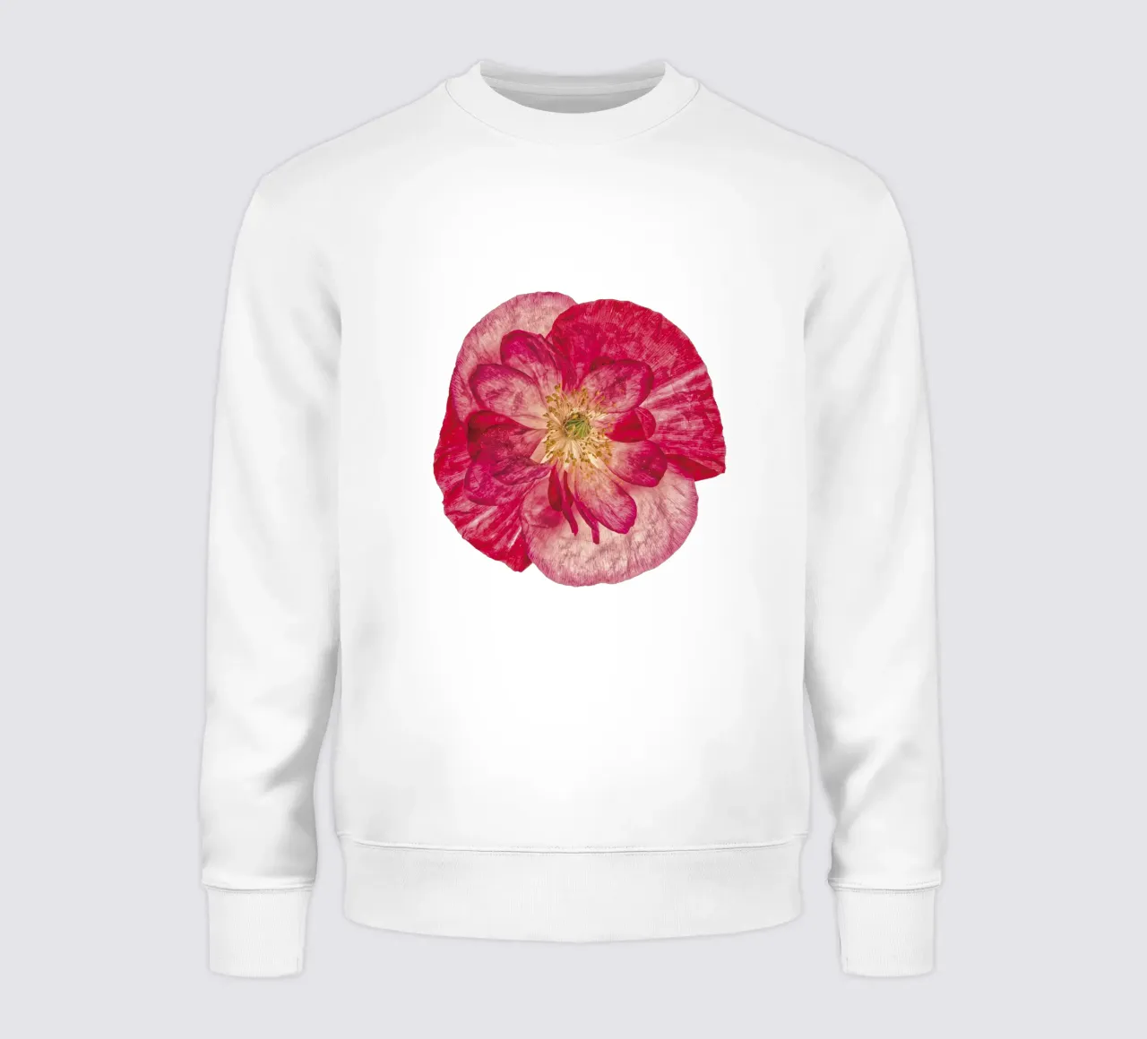 Blush of Nature: Papavero rosa felpa da Curious Collections by Marielle Leenders