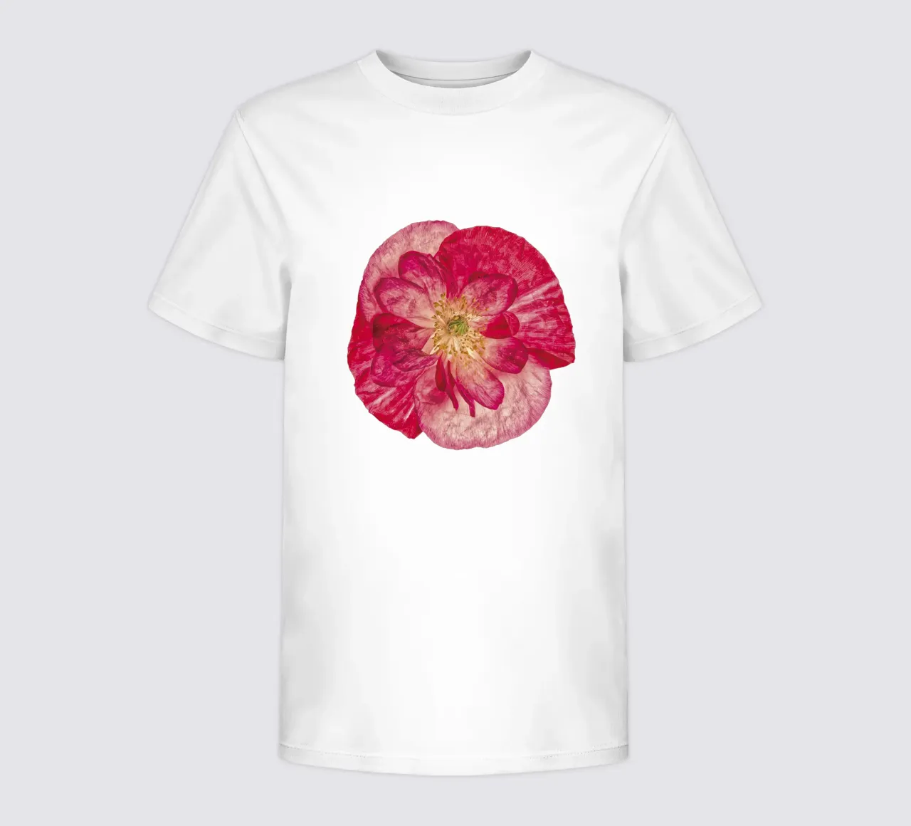 Blush of Nature: Papavero rosa t-shirt bambini da Curious Collections by Marielle Leenders