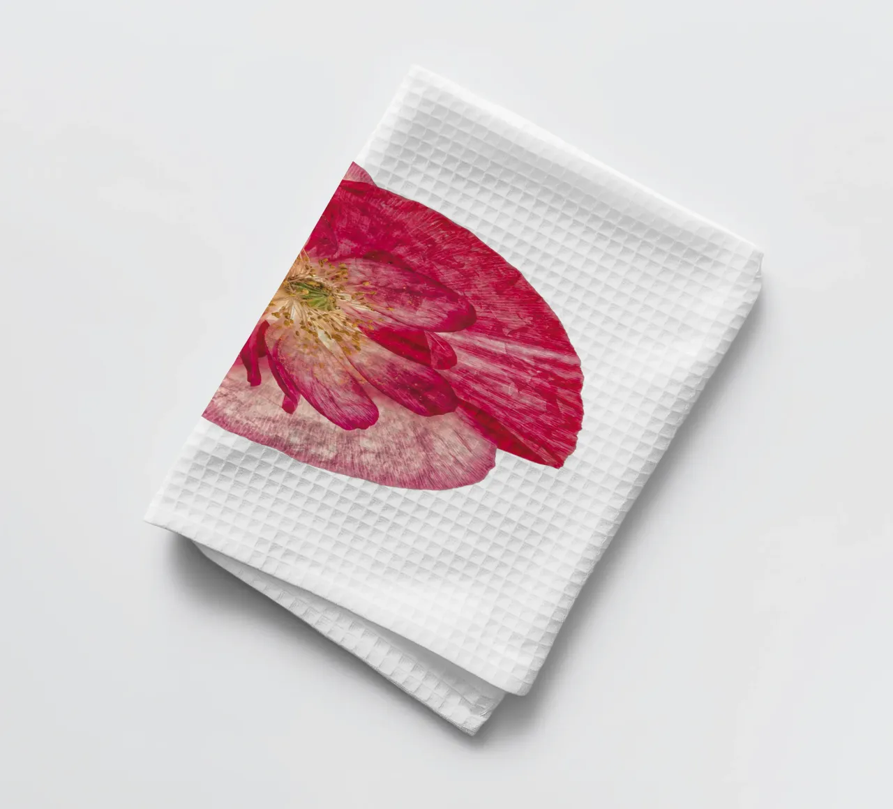 Blush of Nature: Papavero rosa canovaccio da cucina da Curious Collections by Marielle Leenders