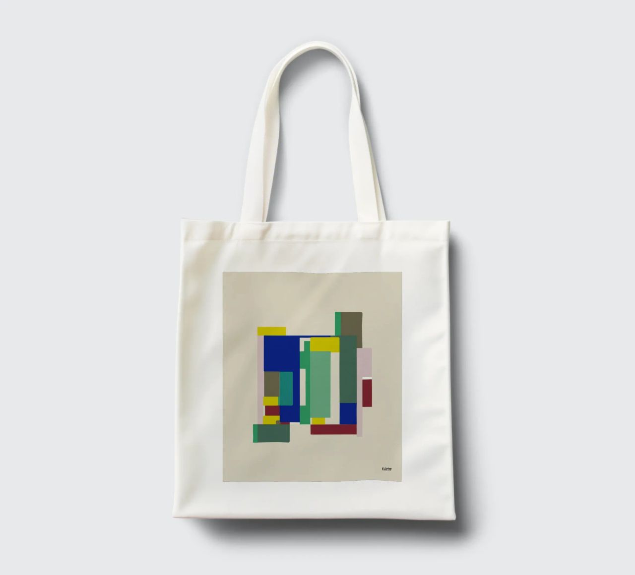 Geometric Abstract Forms - GDA borsa in juta da Spunk