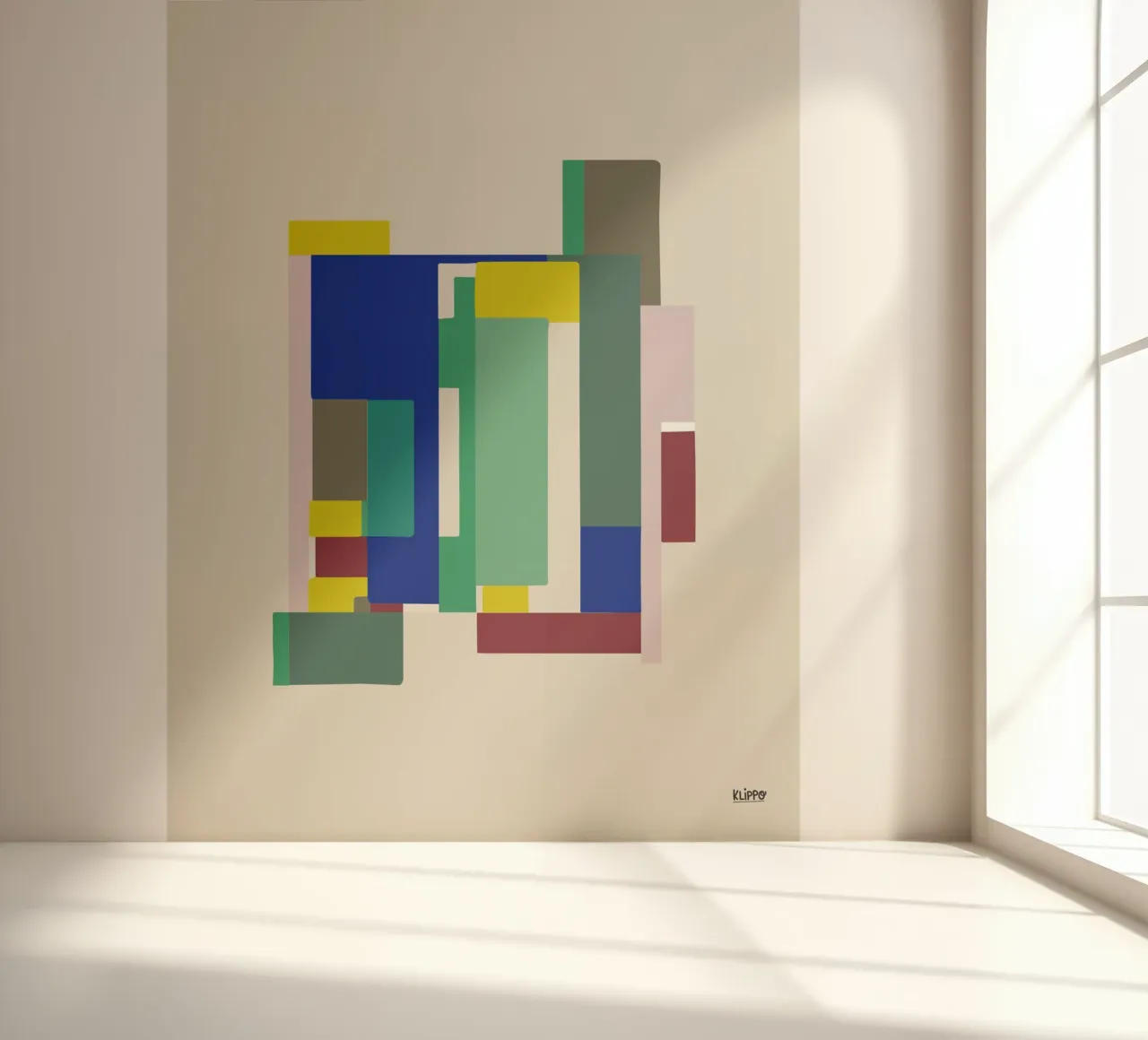 Geometric Abstract Forms - GDA carta da parati fotografica da Spunk