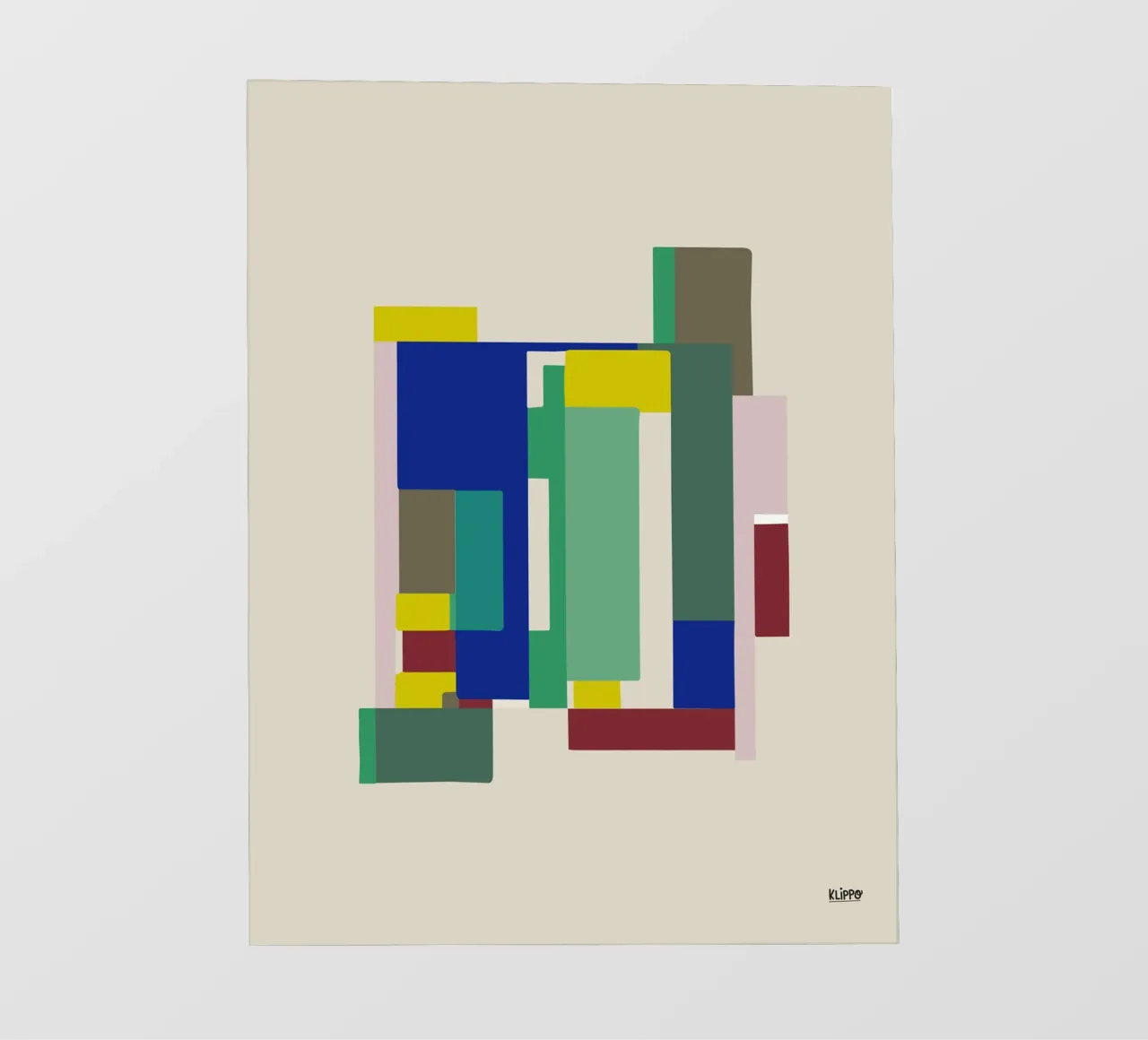 Geometric Abstract Forms - GDA carta da parati fotografica da Spunk