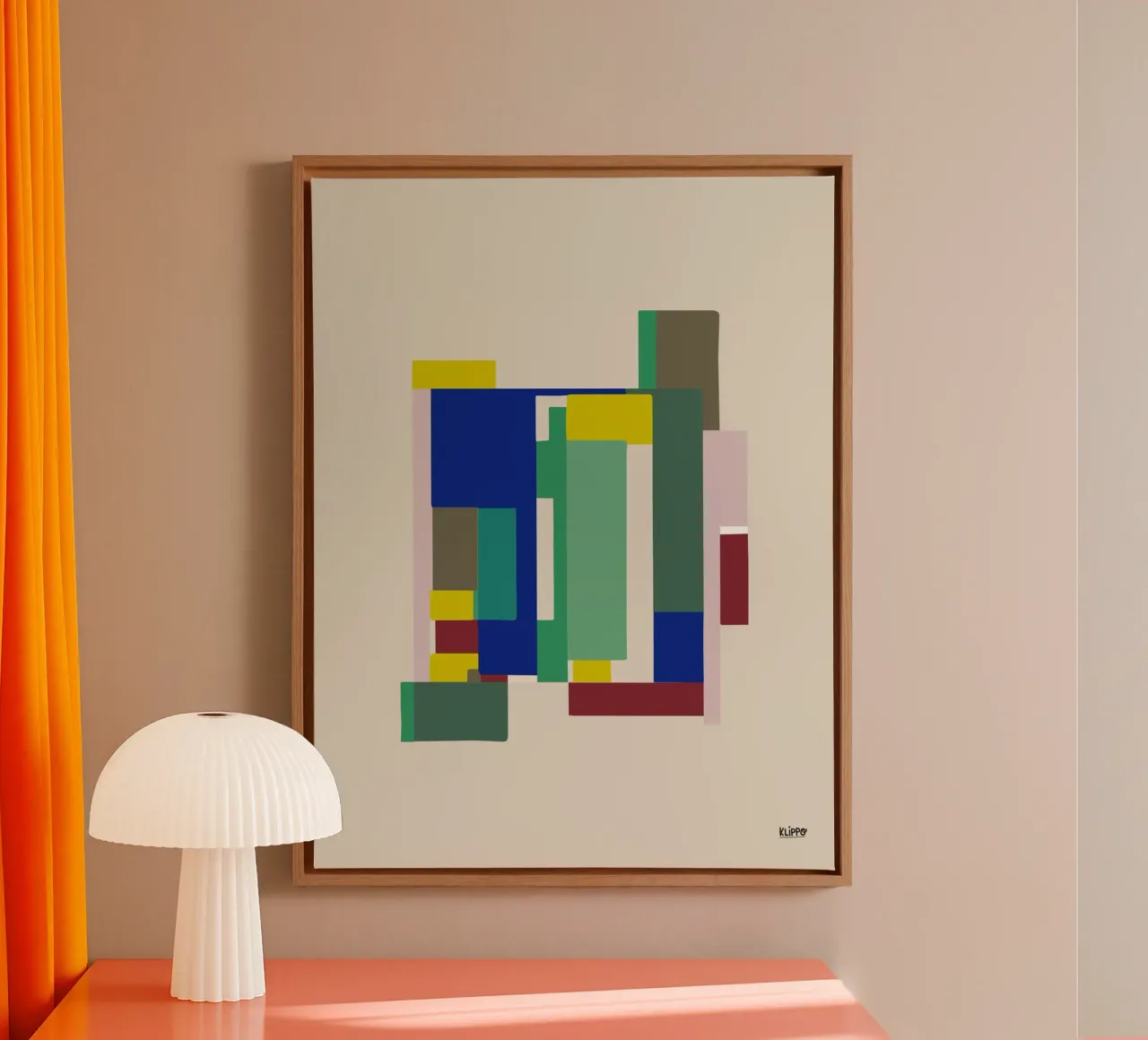 Geometric Abstract Forms - GDA Leinwand von Spunk