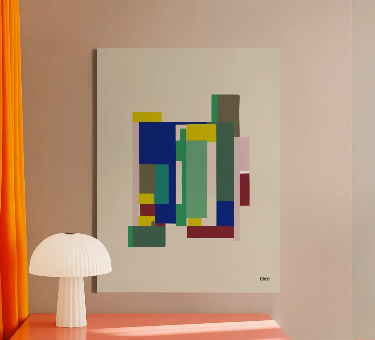 Geometric Abstract Forms - GDA Leinwand von Spunk