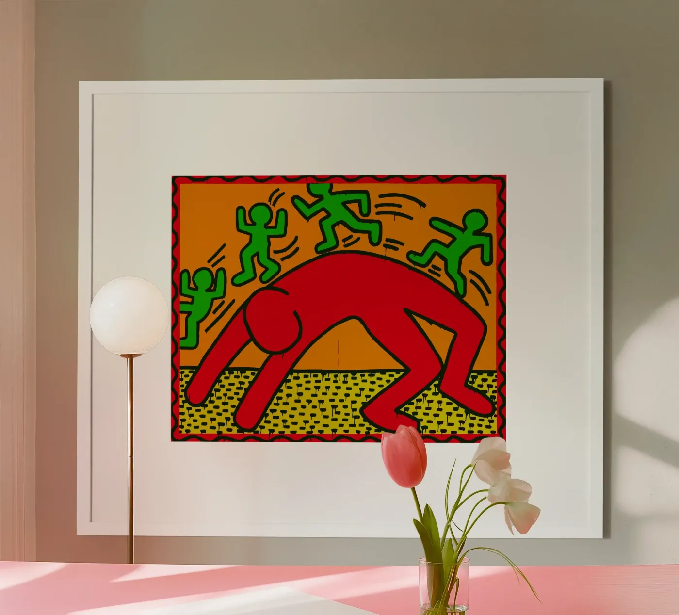 Keith Haring poster da The Underground Gallery