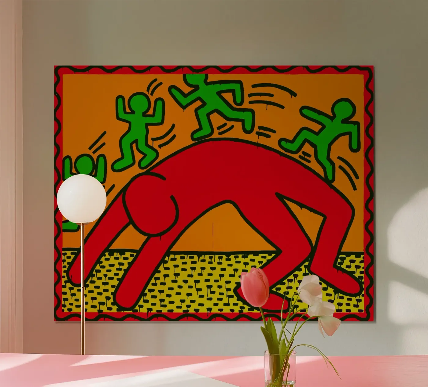 Keith Haring poster da The Underground Gallery