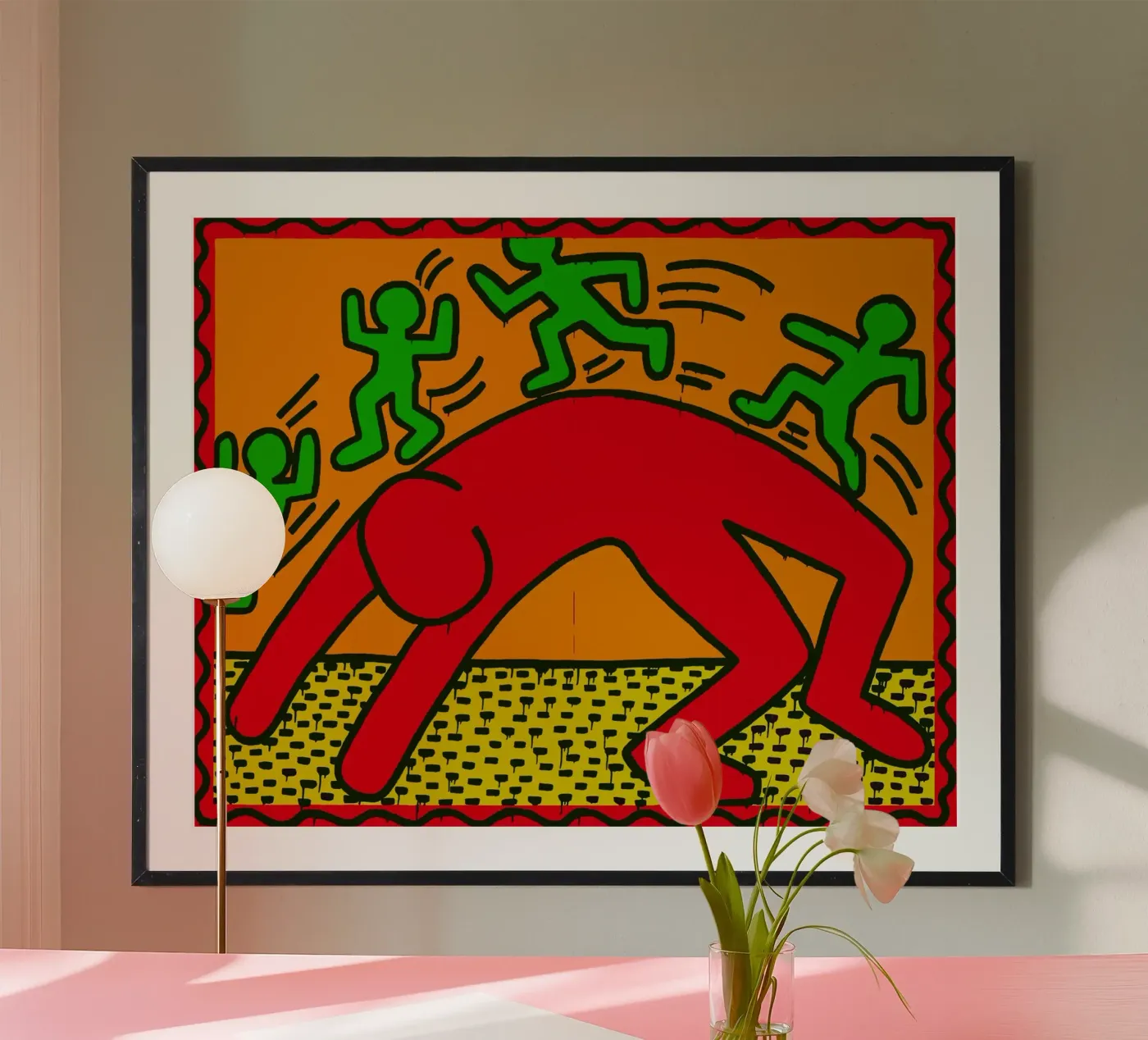 Keith Haring poster da The Underground Gallery