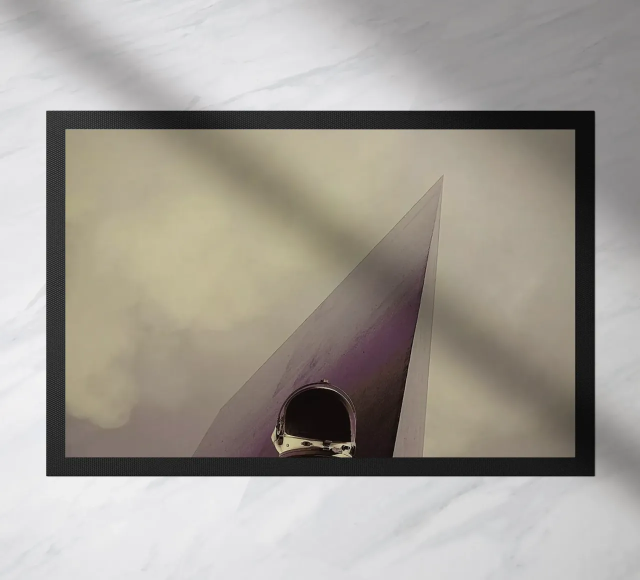 Point Omega doormat by Eugene Soloviev