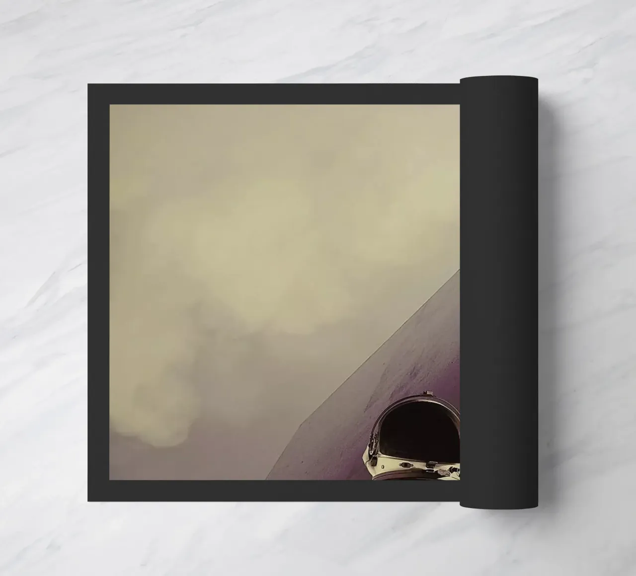 Point Omega doormat by Eugene Soloviev