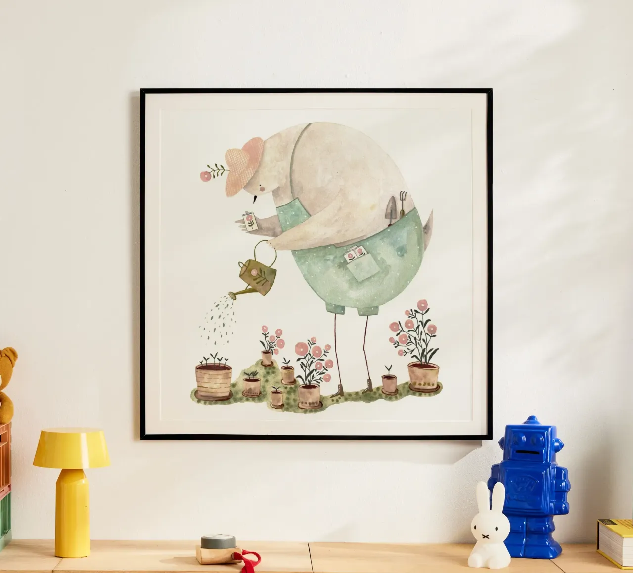 Claudia Voglhuber - Gartentaube poster da The Artcircle