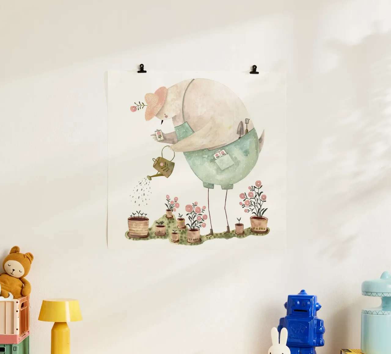 Claudia Voglhuber - Gartentaube poster da The Artcircle