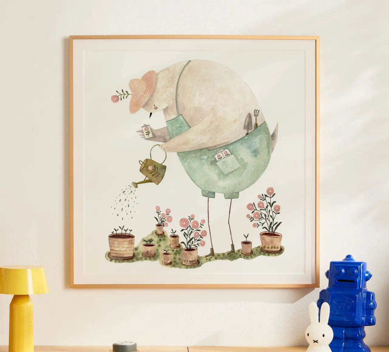 Claudia Voglhuber - Gartentaube poster da The Artcircle